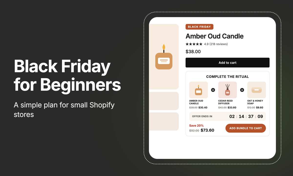 Black Friday for Beginners: A Simple Plan for Small Shopify Stores