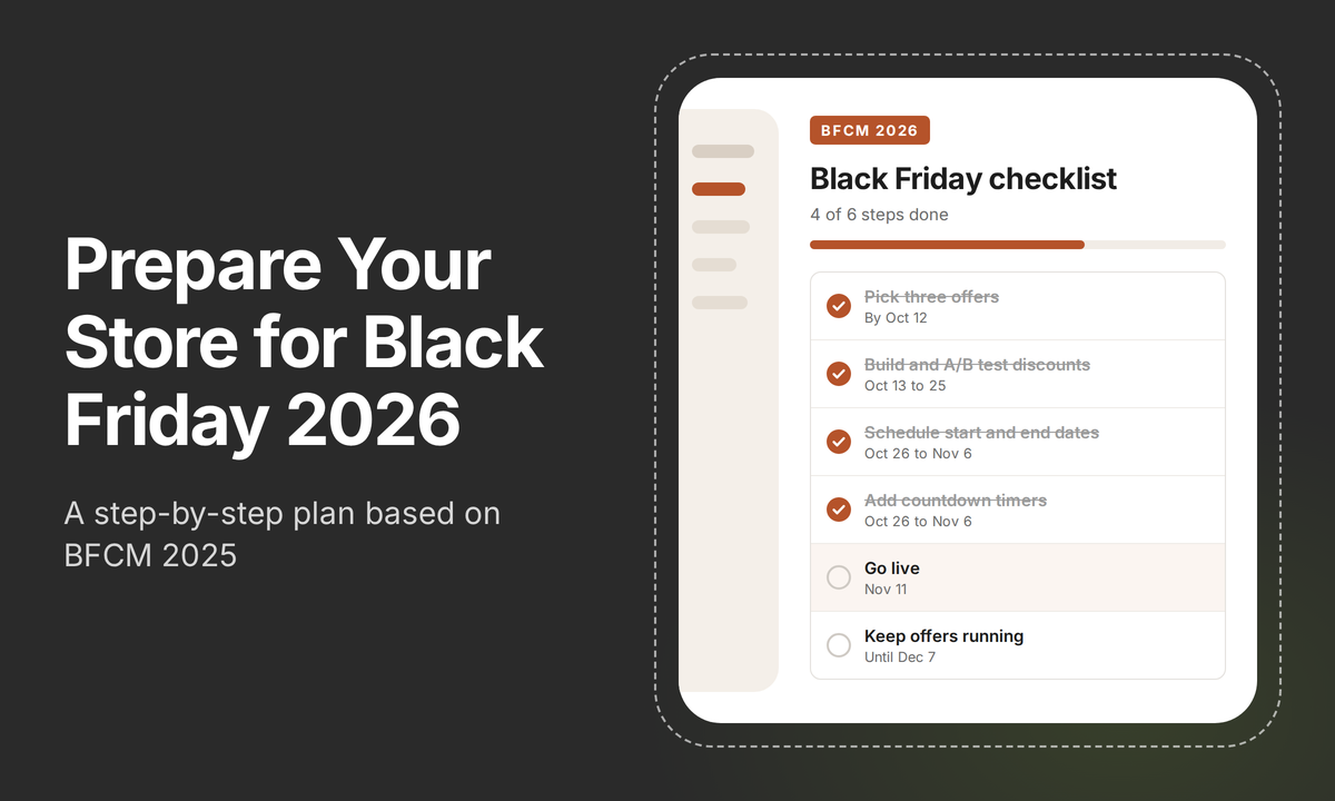 How to Prepare Your Shopify Store for Black Friday 2026