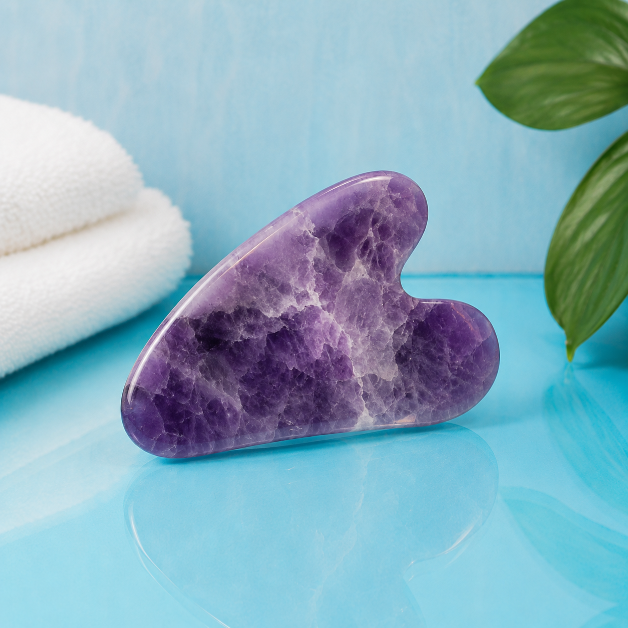 Amethyst Gua Sha